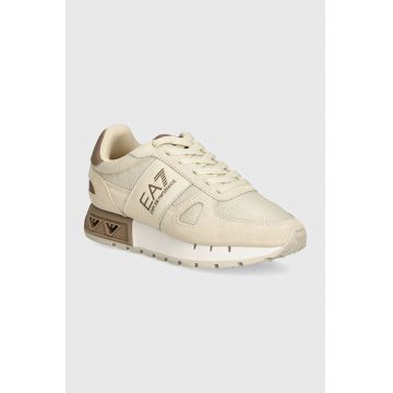 EA7 Emporio Armani sneakers culoarea bej, XK354.X8X151