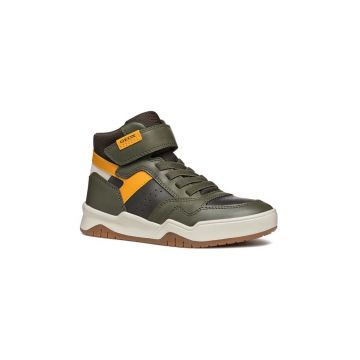 Geox sneakers pentru copii PERTH culoarea verde, J367RF.0MEFU