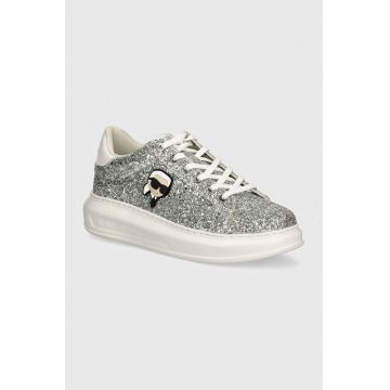Karl Lagerfeld sneakers KAPRI culoarea argintiu, KL62573N