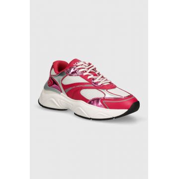 Karl Lagerfeld sneakers KOMET culoarea roz, KL65624