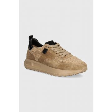 Kennel & Schmenger sneakers din piele intoarsă Race culoarea bej, 41-13330