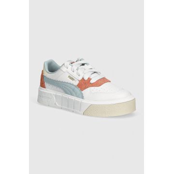 Puma sneakers pentru copii Cali Court Offside culoarea alb, 397922