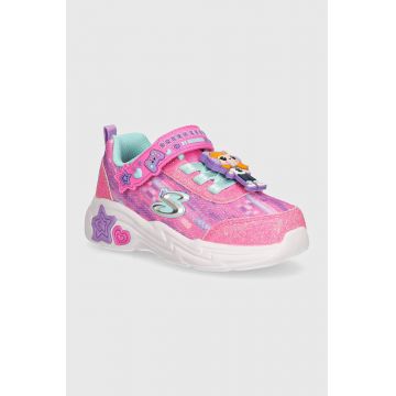 Skechers sneakers pentru copii SNUGGLE SNEAKS culoarea negru, 302214N