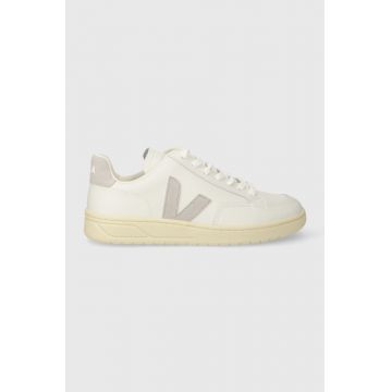 Veja sneakers din piele V-12 culoarea alb, XD0203484