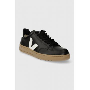 Veja sneakers din piele V-12 culoarea negru, XD0203638 Veja sneakers din piele V-12 culoarea negru, XD0203638