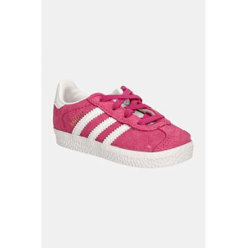 adidas Originals sneakers pentru copii GAZELLE CF EL culoarea violet, IH0359