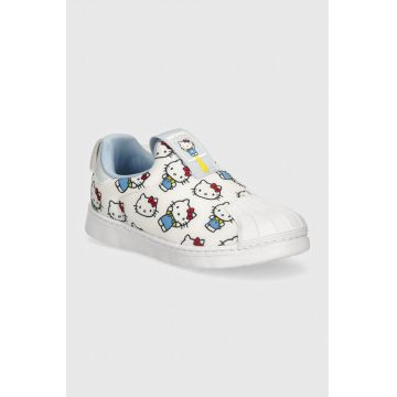 adidas Originals sneakers pentru copii SUPERSTAR 360 x Hello Kitty culoarea alb, IF7019