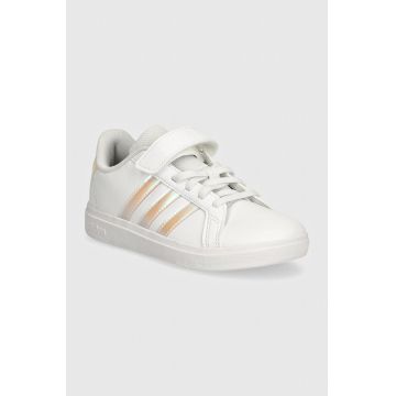 adidas sneakers pentru copii GRAND COURT 2.0 EL C culoarea alb, IE3851