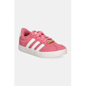 adidas sneakers pentru copii VL COURT 3.0 culoarea roz, ID9072