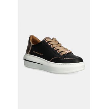 Alexander Smith sneakers din piele Lancaster culoarea negru, ASBALSW1805BAR