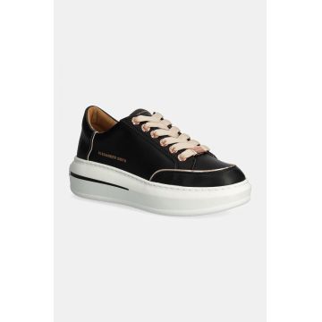 Alexander Smith sneakers din piele Lancaster culoarea negru, ASBALSW1948BCP