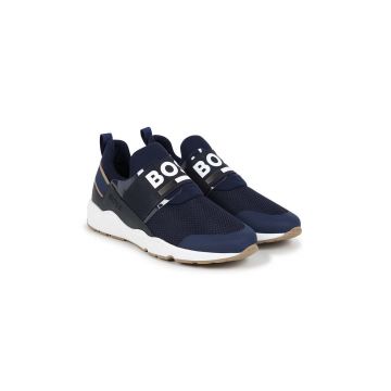 BOSS sneakers pentru copii culoarea albastru marin, J51308