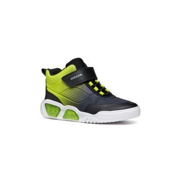 Geox sneakers pentru copii ILLUMINUS culoarea verde, J46GVB.0EE54