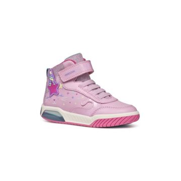 Geox sneakers pentru copii INEK culoarea roz, J46ASB.0BCKC
