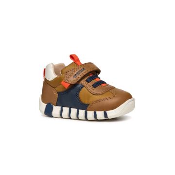 Geox sneakers pentru copii IUPIDOO culoarea maro, B4655A.0MEFU