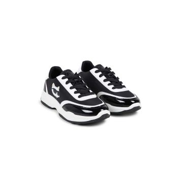 Karl Lagerfeld sneakers pentru copii culoarea negru, Z30309
