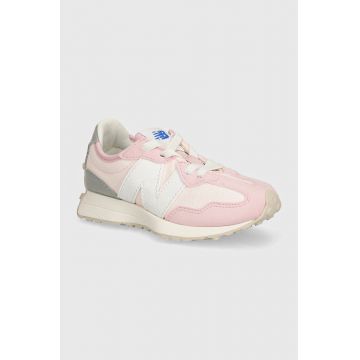 New Balance sneakers pentru copii 327 culoarea roz, PH327CK