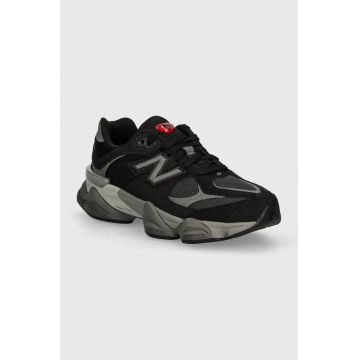 New Balance sneakers pentru copii 9060 culoarea negru, GC9060BK