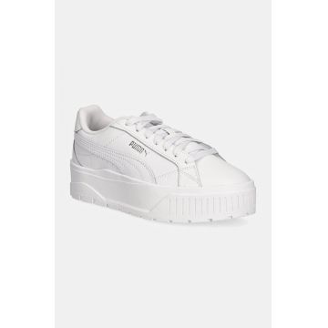 Puma sneakers pentru copii Karmen II culoarea alb, 398878