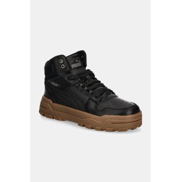 Puma sneakers pentru copii Rebound Abrupt culoarea negru, 398874