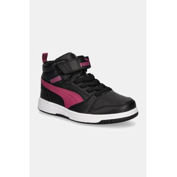 Puma sneakers pentru copii Rebound V6 Mid WTR AC+ PS culoarea negru, 307979