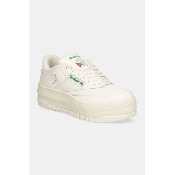 Reebok Classic teniși din piele copii CLUB C EXTRA culoarea alb, 100208011