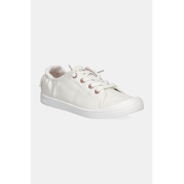 Roxy sneakers Bayshore Plus culoarea alb, ARJS600569