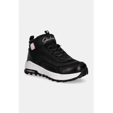Skechers sneakers pentru copii culoarea negru