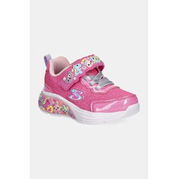 Skechers sneakers pentru copii MY DREAMERS culoarea roz