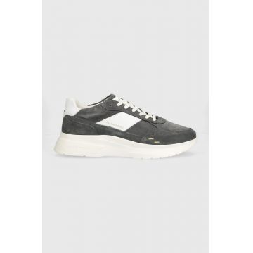 Filling Pieces sneakers din piele întoarsă culoarea gri