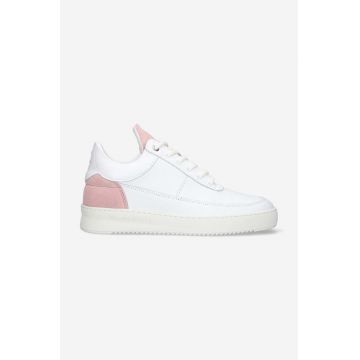 Filling Pieces sneakers din piele Low Eva Itaca culoarea alb, 51328882052