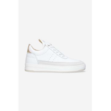 Filling Pieces sneakers din piele Low top Bianco culoarea alb, 10127799988