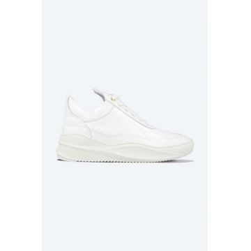 Filling Pieces sneakers din piele Low top Sky Shine culoarea alb, 25528301901