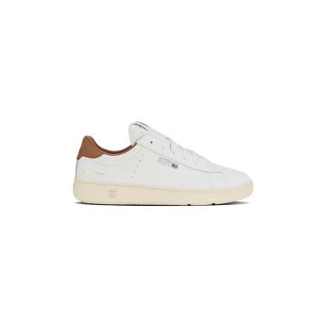K-Swiss sneakers din piele SLAMMKLUB CC culoarea alb, 08911.927.M