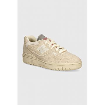 New Balance sneakers 550 culoarea bej, BB550THA