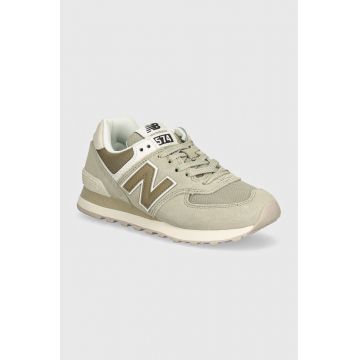 New Balance sneakers 574 culoarea verde, WL574DP2