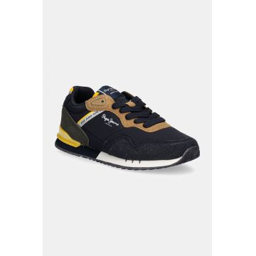 Pepe Jeans sneakers pentru copii LONDON CLASS culoarea albastru marin, PBS40008