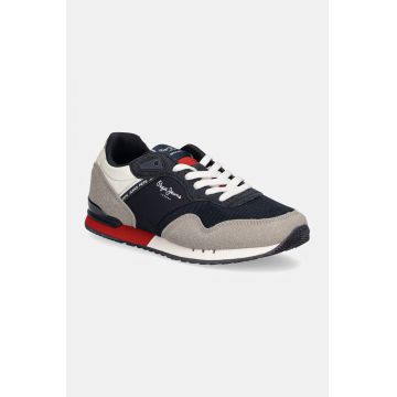 Pepe Jeans sneakers pentru copii LONDON PARK culoarea albastru marin, PBS40006