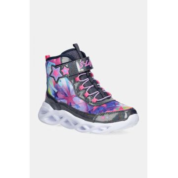 Skechers sneakers pentru copii TWISTY BRIGHTS culoarea negru, 302690L