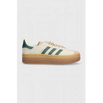 adidas Originals sneakers din piele întoarsă Gazelle Bold culoarea bej, ID7056