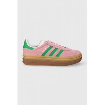 adidas Originals sneakers din piele întoarsă Gazelle Bold culoarea roz, IE0420
