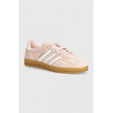 adidas Originals sneakers din piele intoarsă Gazelle Indoor culoarea roz, IH5484
