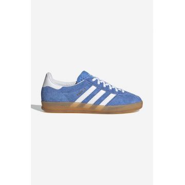 adidas Originals sneakers din piele întoarsă Gazelle Indoor HQ8717 HQ8717-blue