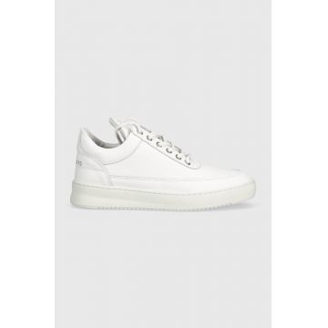 Filling Pieces sneakers din piele Low top Ripple Crumbs culoarea alb, 25127541855