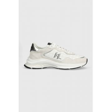 Karl Lagerfeld sneakers LUX FINESSE culoarea alb KL53165