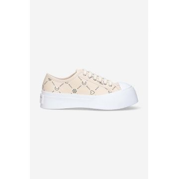 Marni sneakers din piele culoarea bej, SNZW003020.P4599.ZO019 SNZW003020.P4599.ZO019-cream