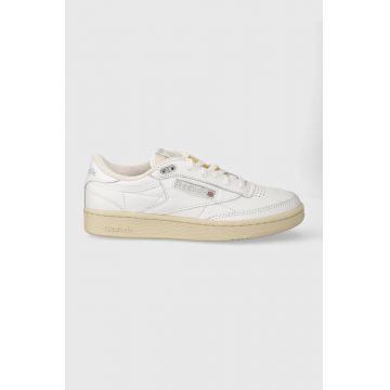 Reebok LTD sneakers din piele Club C 85 Vintage culoarea alb, RMIA04HC99LEA0030200