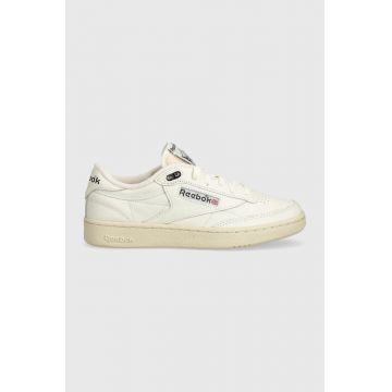 Reebok LTD sneakers din piele Club C 85 Vintage culoarea bej, RMIA04HC99LEA0030100
