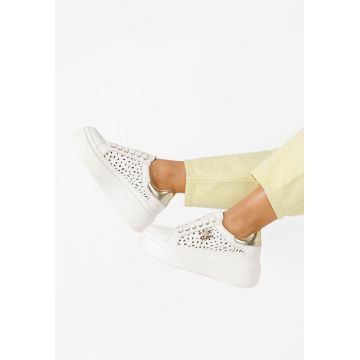 Sneakers cu platformă Caliana V2 albi