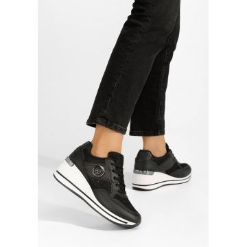 Sneakers cu platforma Kateline negri